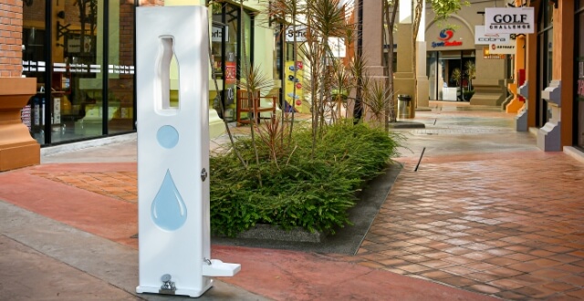 Water vending machine, eco-responsible
