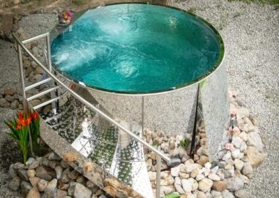 Bain Nordique en inox, Stainless Steel Hot Tub