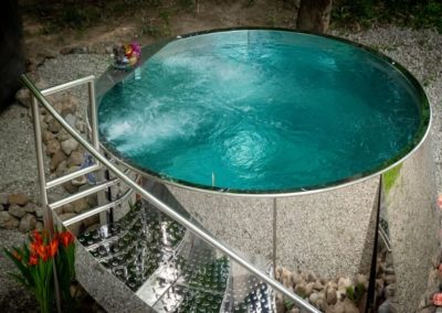 Bain Nordique en inox, Stainless Steel Hot Tub