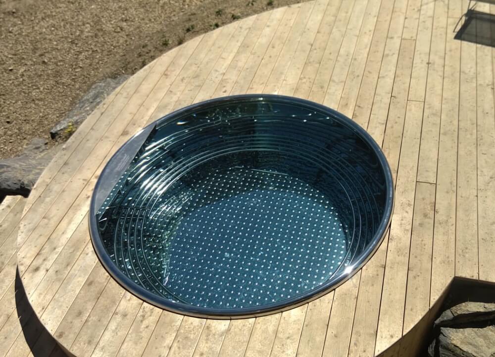 Nordic stainless steel hot tub, Stainless Steel Built-In Hot Tub